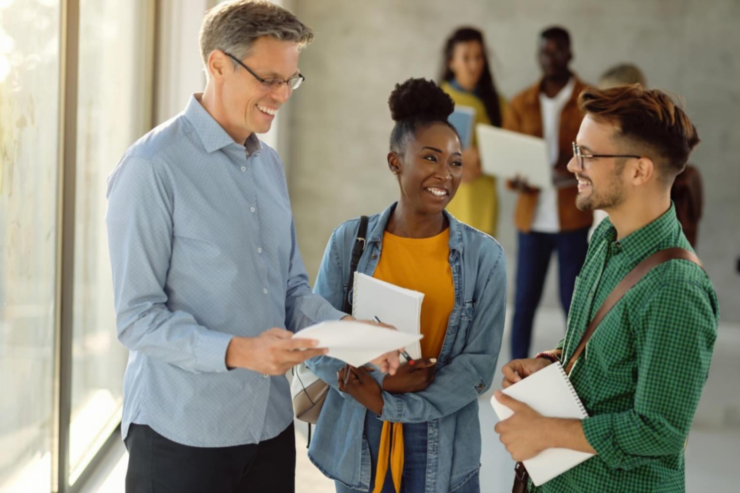 Professional investment consultation workspace showing market analysis tools and planning materials